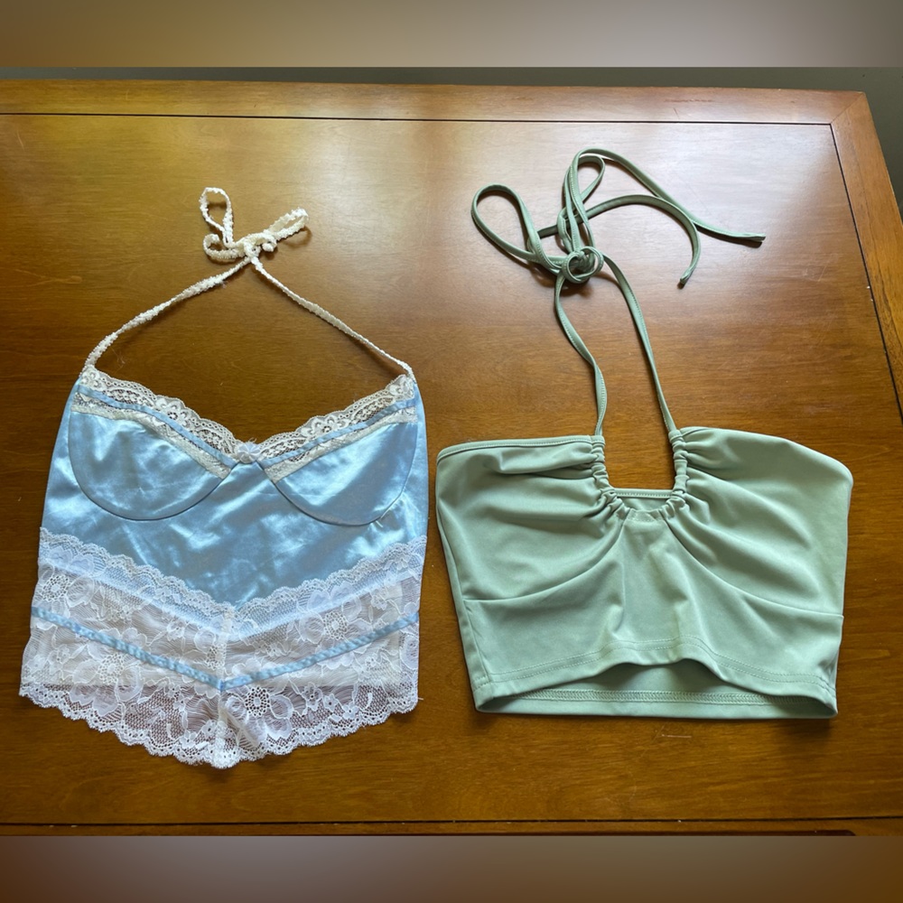 2 SHEIN Halter Tops